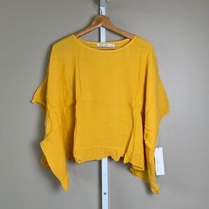 Bishop + Young Ruffle Edge Blouse